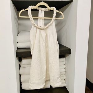 Calypso Kimberly Dress in White/Off White